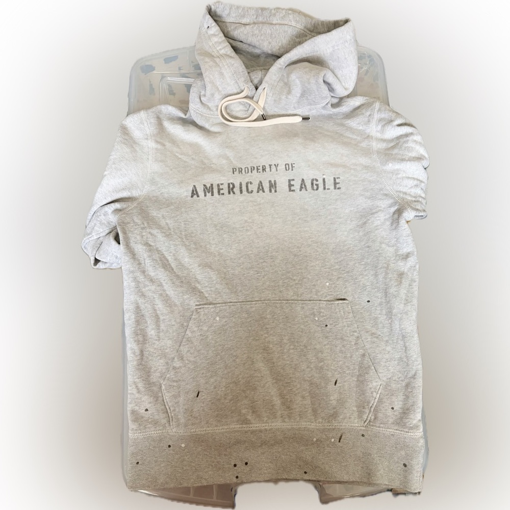 American Eagle Light Gray Hoodie